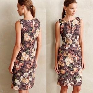 Anthropologie Tabitha Tema Floral Dress, Sz 2